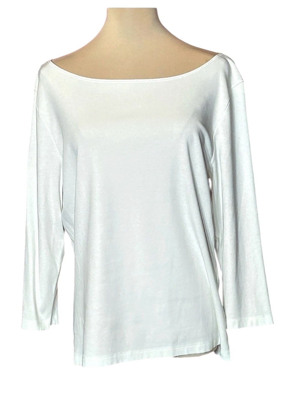 Talbots Long Sleeve Top in White Like New